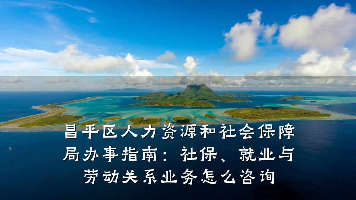 昌平区人力资源和社会保障局办事指南:社保、就业与劳动关系业务怎么咨询