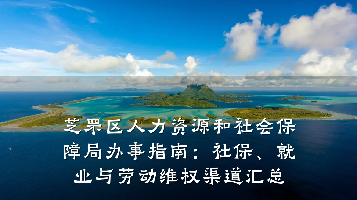 芝罘区人力资源和社会保障局办事指南:社保、就业与劳动维权渠道汇总