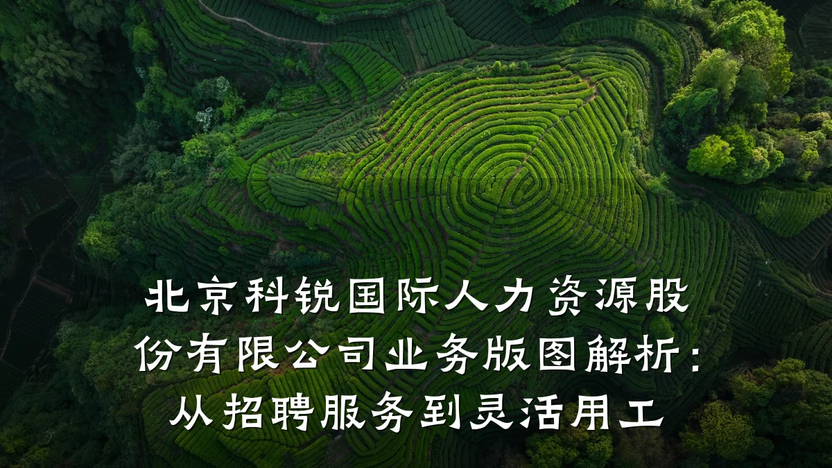 北京科锐国际人力资源股份有限公司业务版图解析:从招聘服务到灵活用工