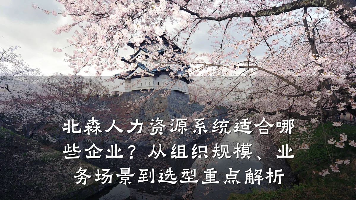 北森人力资源系统适合哪些企业?从组织规模、业务场景到选型重点解析
