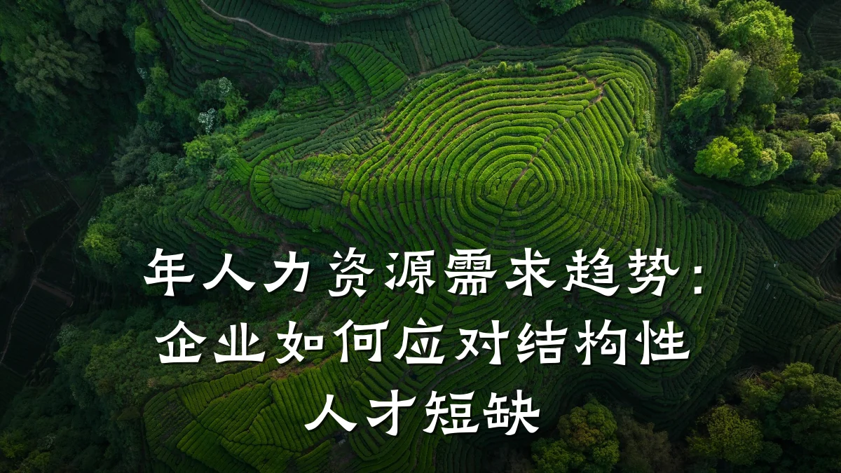 年人力资源需求趋势:企业如何应对结构性人才短缺