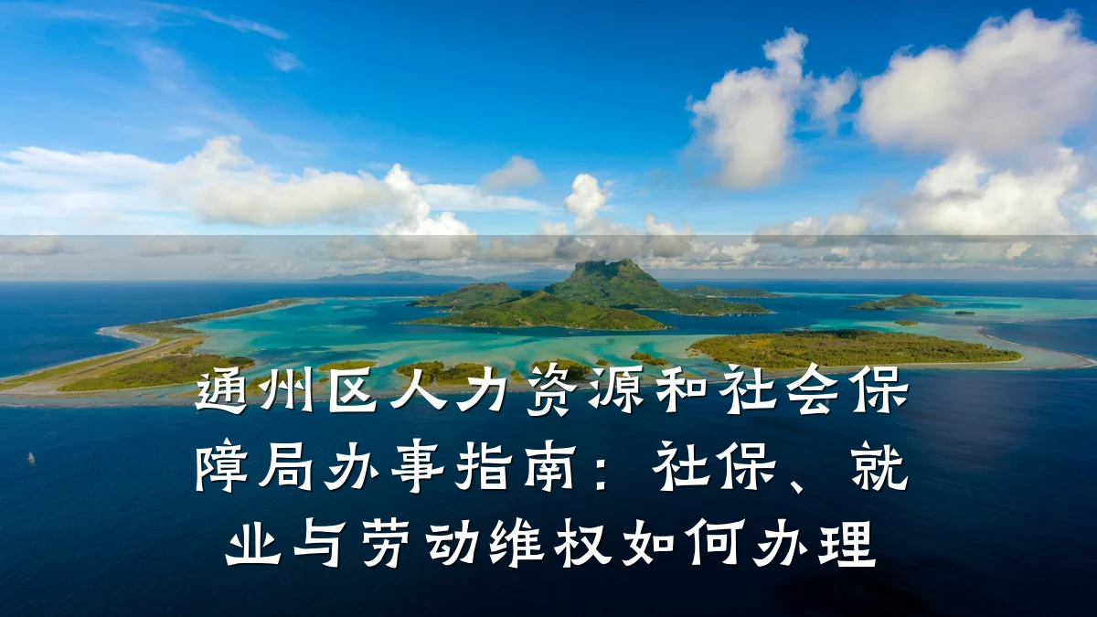 通州区人力资源和社会保障局办事指南:社保、就业与劳动维权如何办理