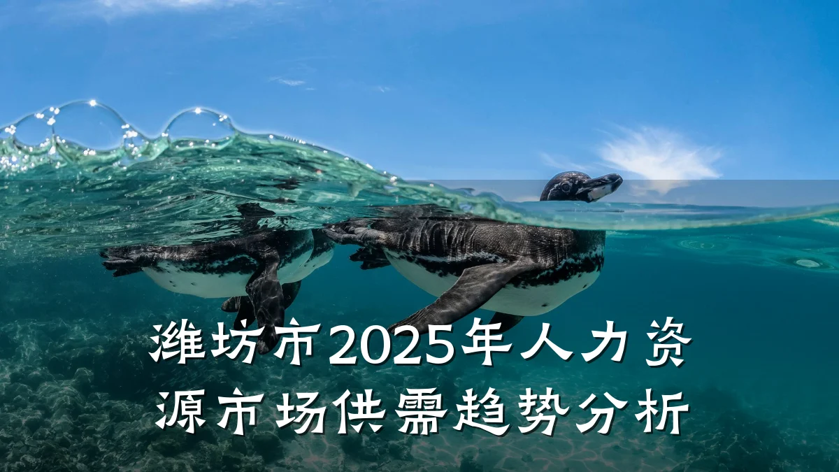潍坊市2025年人力资源市场供需趋势分析