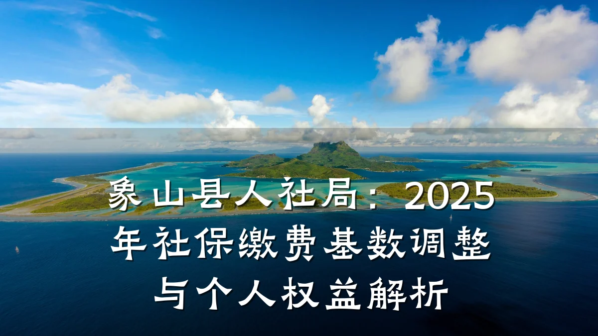 象山县人社局:2025年社保缴费基数调整与个人权益解析