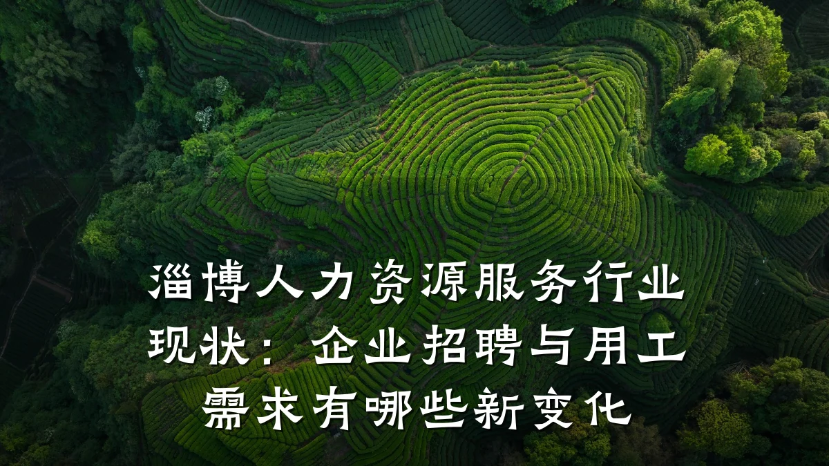 淄博人力资源服务行业现状:企业招聘与用工需求有哪些新变化