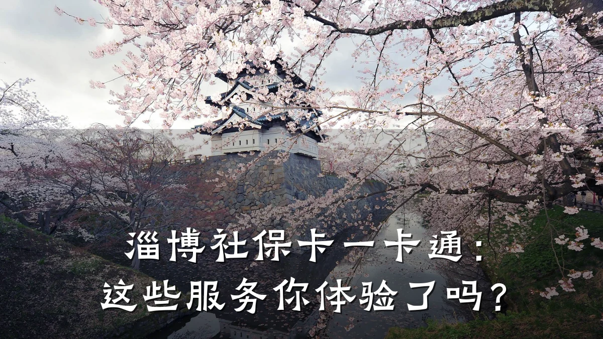 淄博社保卡一卡通：这些服务你体验了吗？