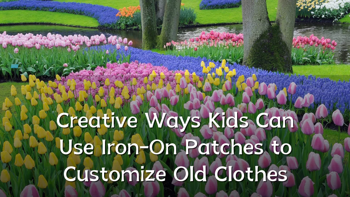 Creative Ways Kids Can Use Iron-On Patches to Customize Old Clothes