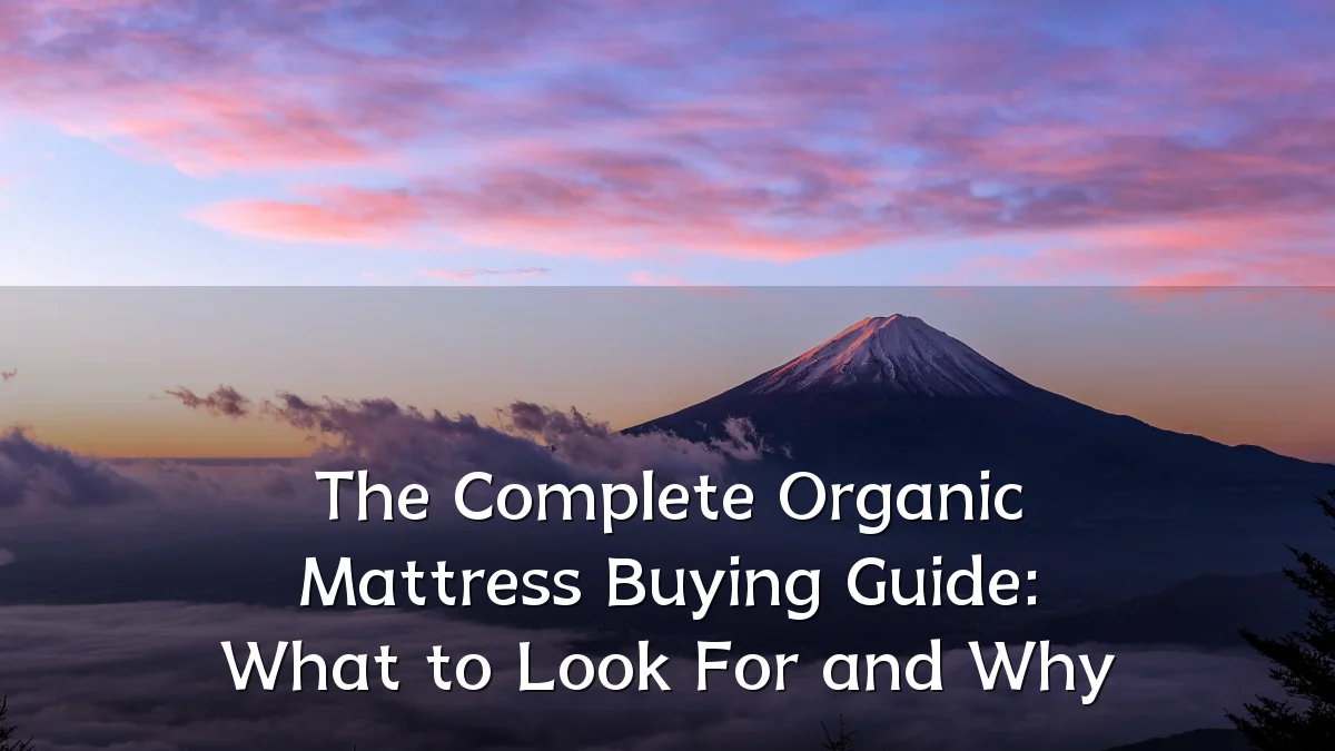 The Complete Organic Mattress Buying Guide: What to Look For and Why
