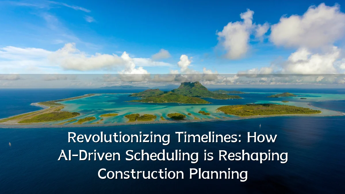 Revolutionizing Timelines: How AI-Driven Scheduling is Reshaping Construction Planning