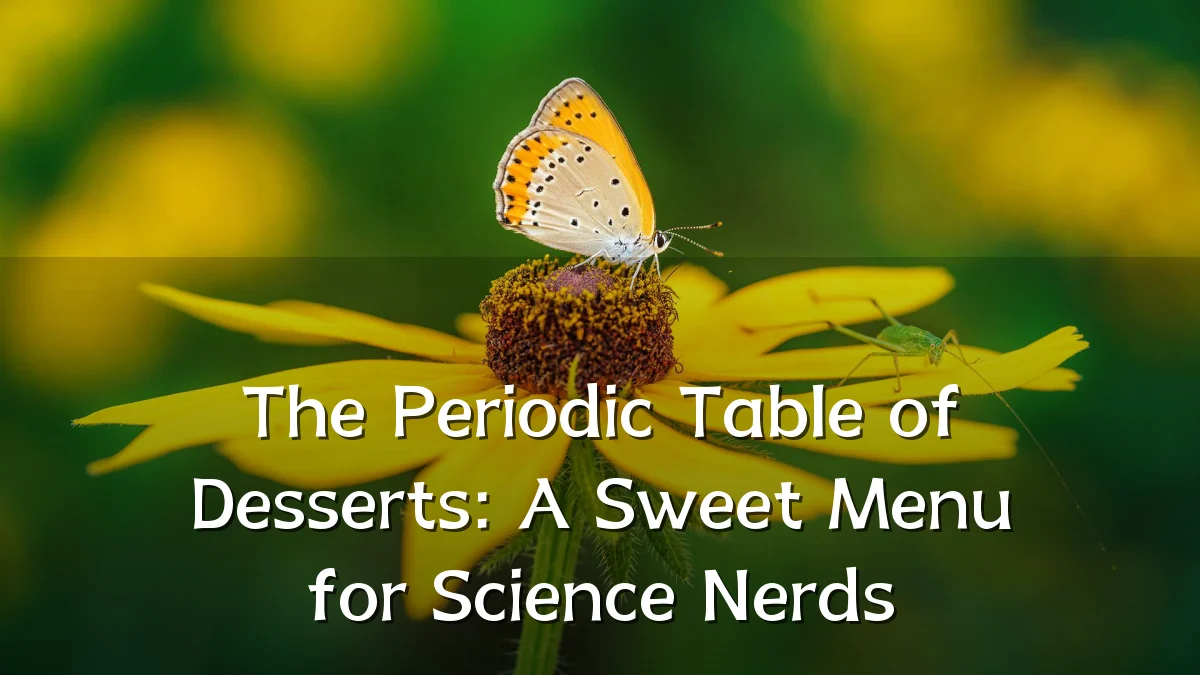 The Periodic Table of Desserts: A Sweet Menu for Science Nerds