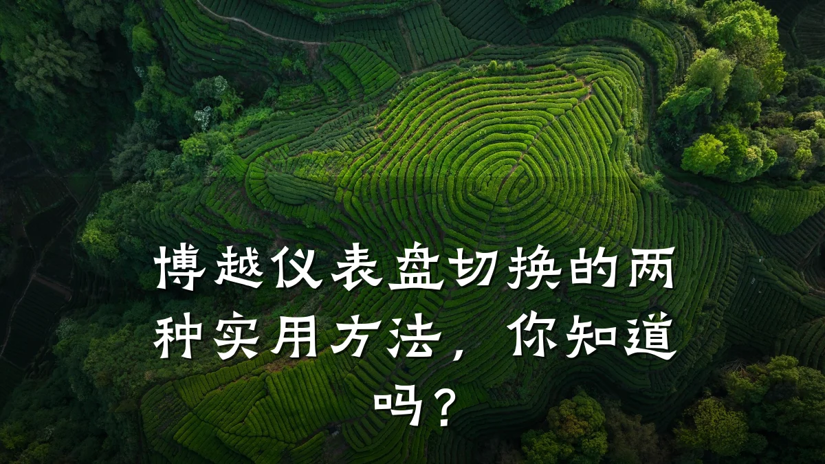 博越仪表盘切换的两种实用方法，你知道吗？