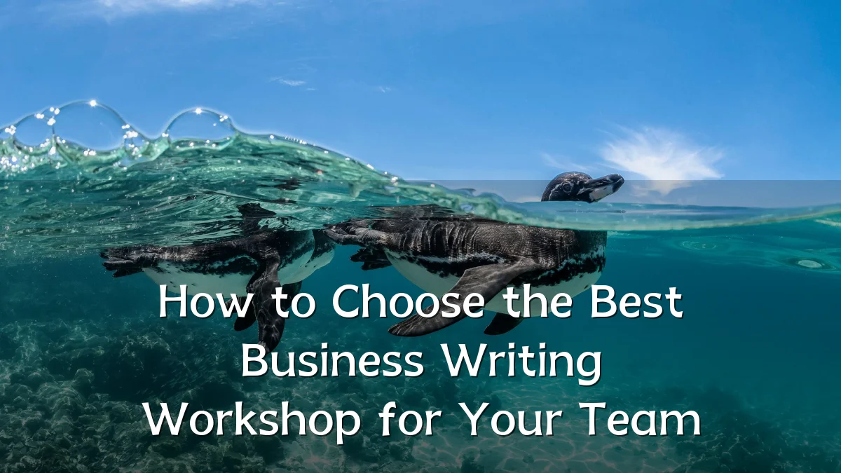 How to Choose the Best Business Writing Workshop for Your Team
