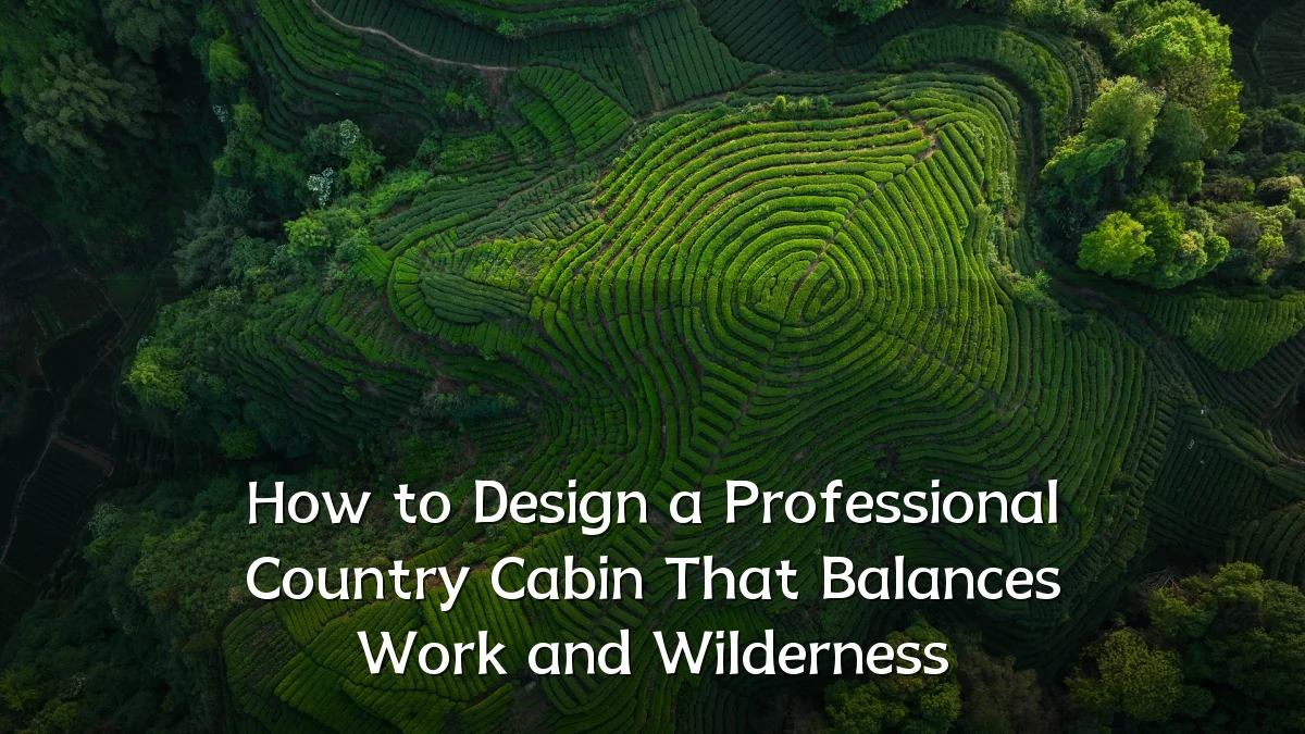 How to Design a Professional Country Cabin That Balances Work and Wilderness