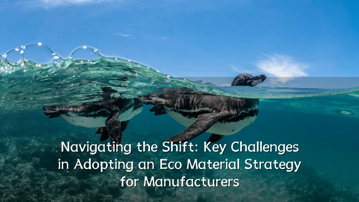 Navigating the Shift: Key Challenges in Adopting an Eco Material Strategy for Manufacturers