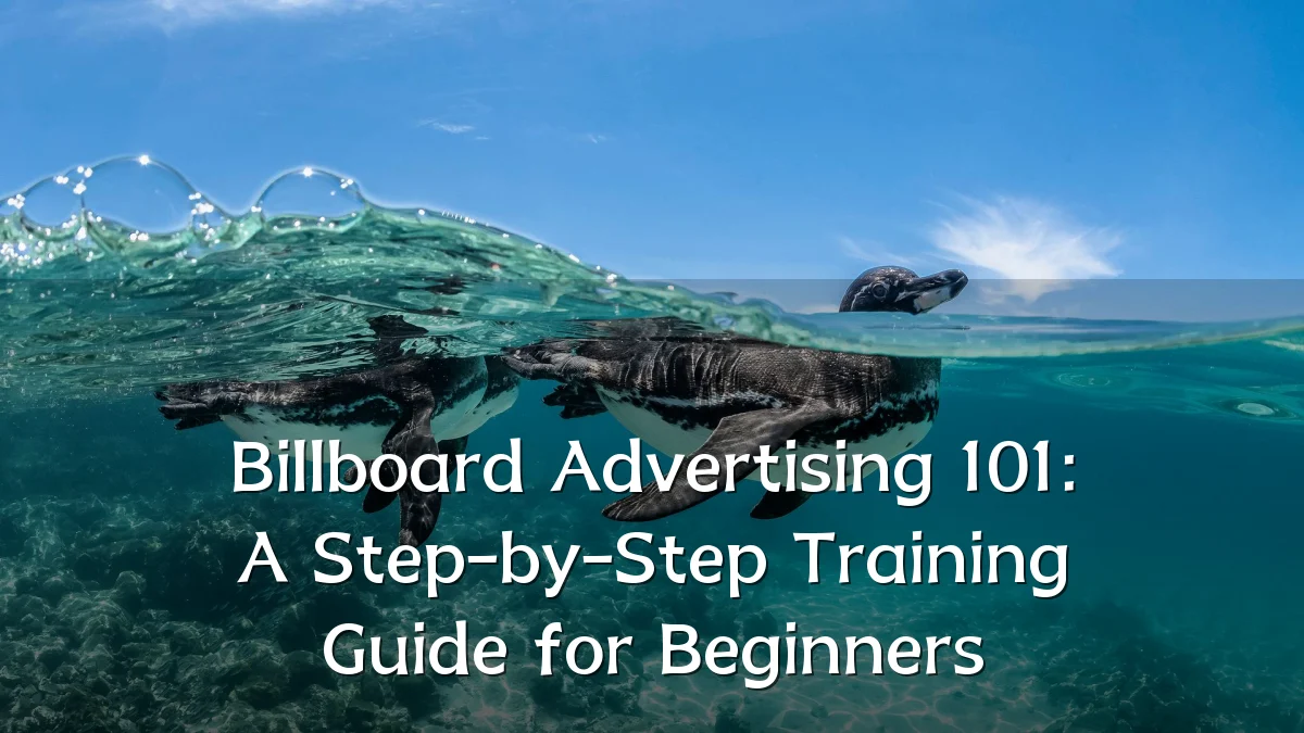 Billboard Advertising 101: A Step-by-Step Training Guide for Beginners