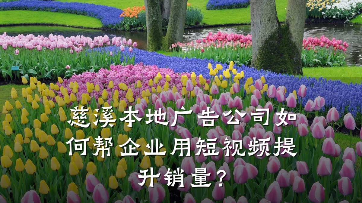 慈溪本地广告公司如何帮企业用短视频提升销量?